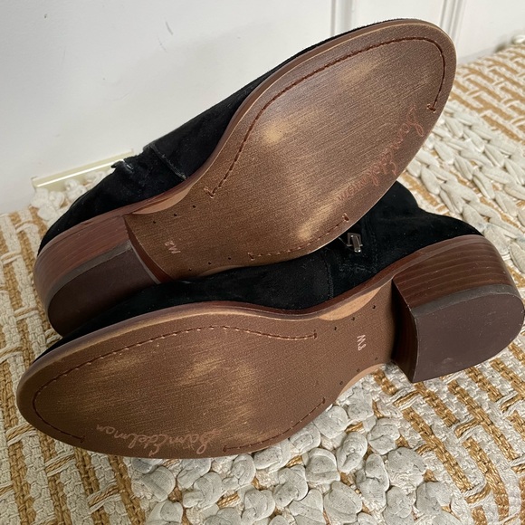 Sam Edelman Black Suede Ankle Booties - Picture 6 of 10